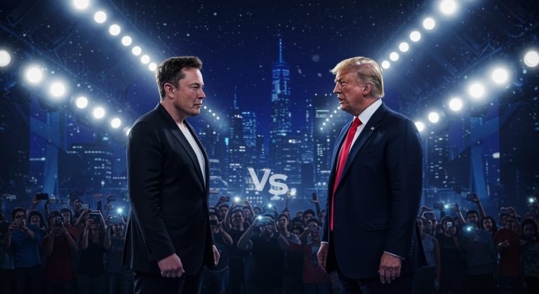 Musk Trump Feud Erupts