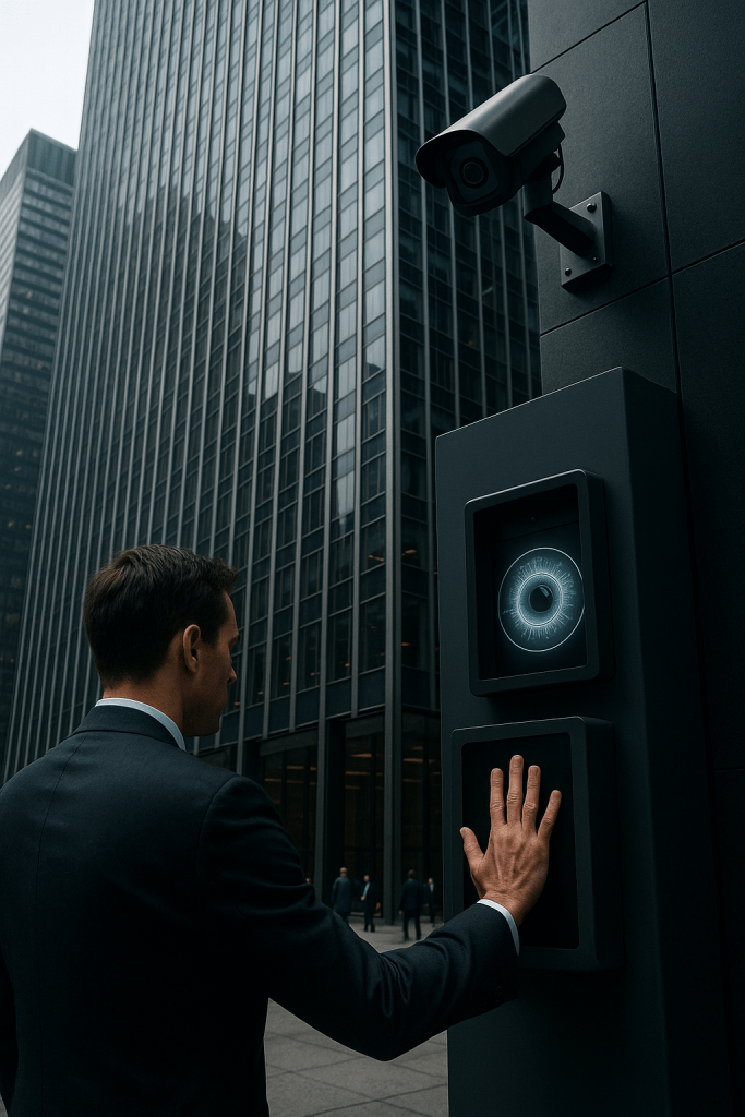 JPMorgan biometric surveillance dystopia