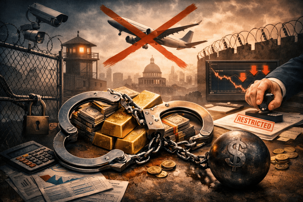 financial lockdown