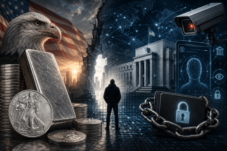 Silver Squeeze Setup Returns as Smart Money Escapes the FedNow Surveillance Grid